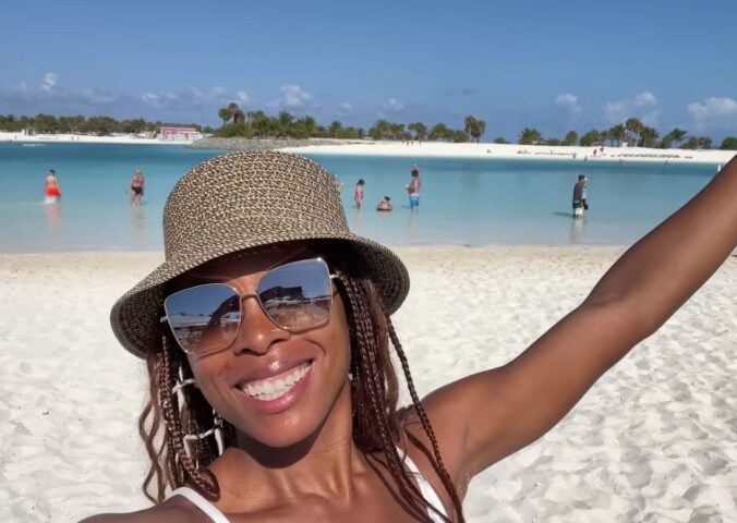 Plant-based YouTuber Jenné Claiborne on a vegan cruise